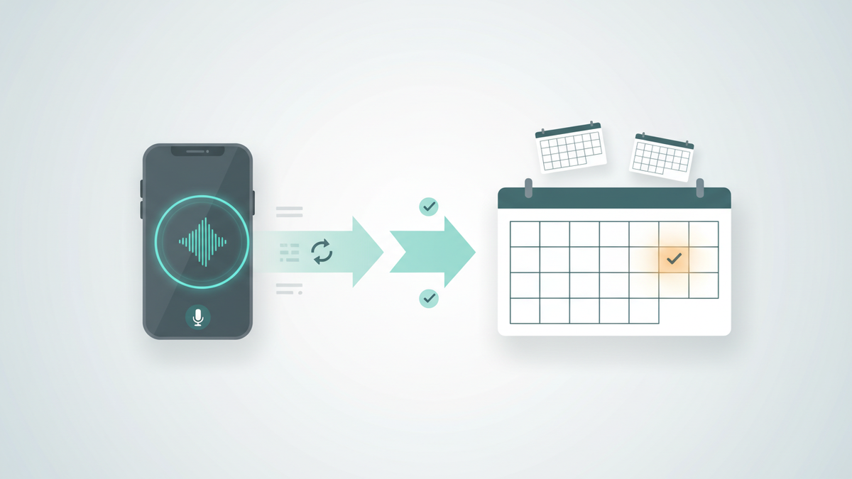 A live call books an appointment on the right person's calendar in real time